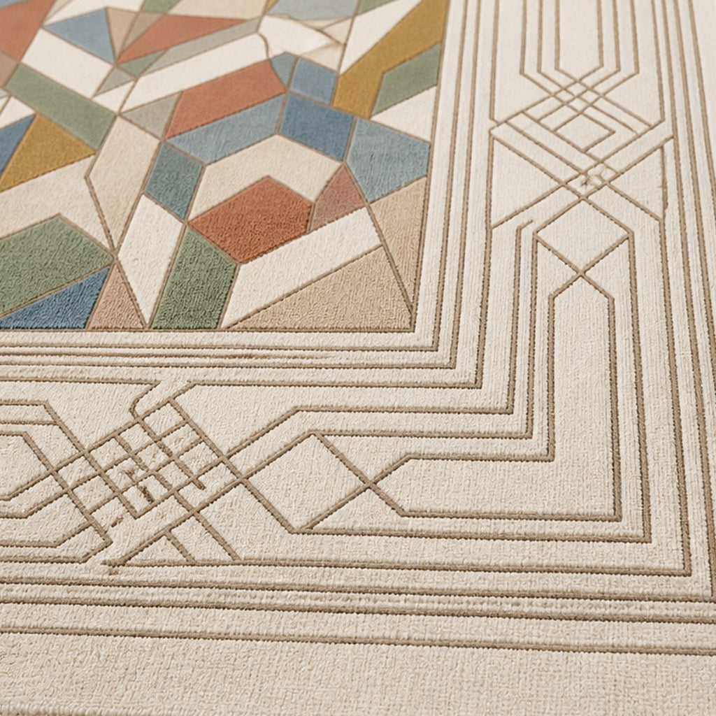 Prism Cubist Geometric Area Rug