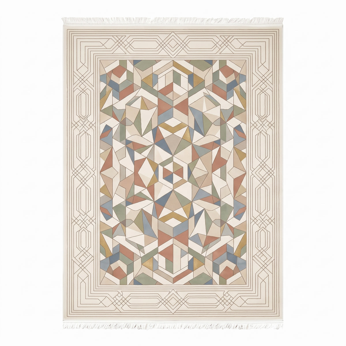 Prism Cubist Geometric Area Rug