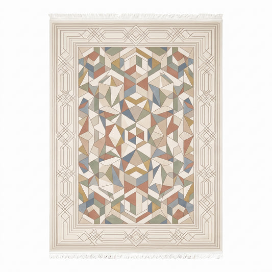 Prism Cubist Geometric Area Rug